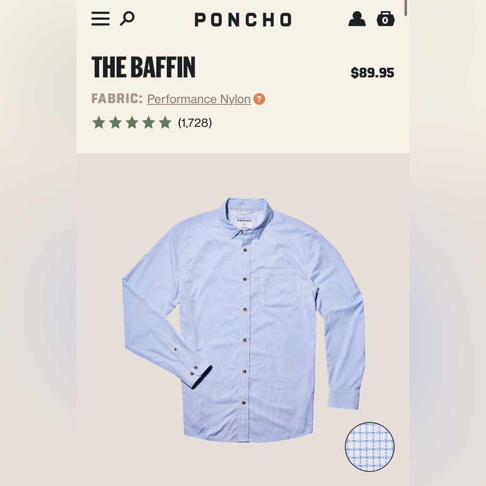 Ultra Lite Slim Fit Poncho